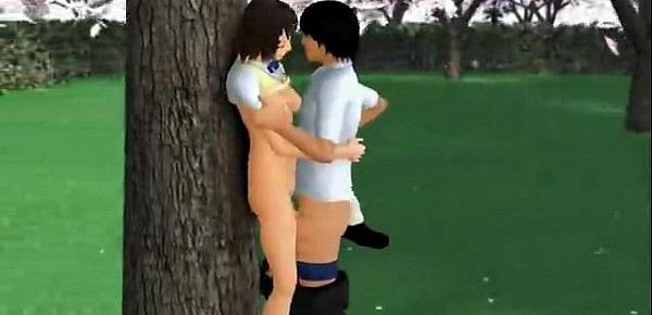  Exposing sex with beautiful girl at the park.MP4